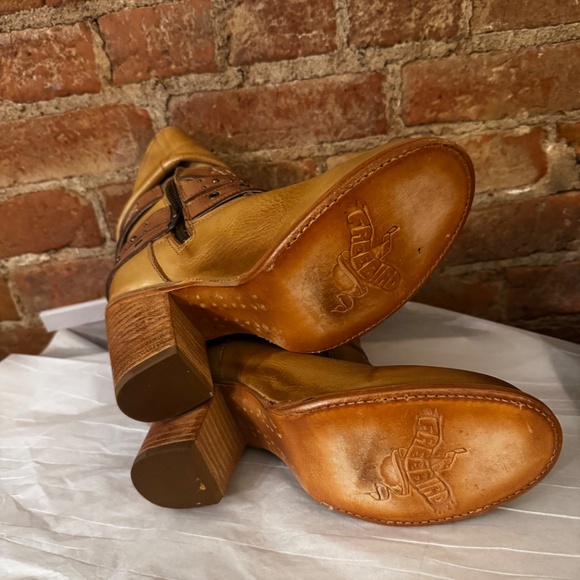 Freebird Blain Leather Boots Designer Luxury Belted Buckle Detail Handmade - Picture 5 of 5